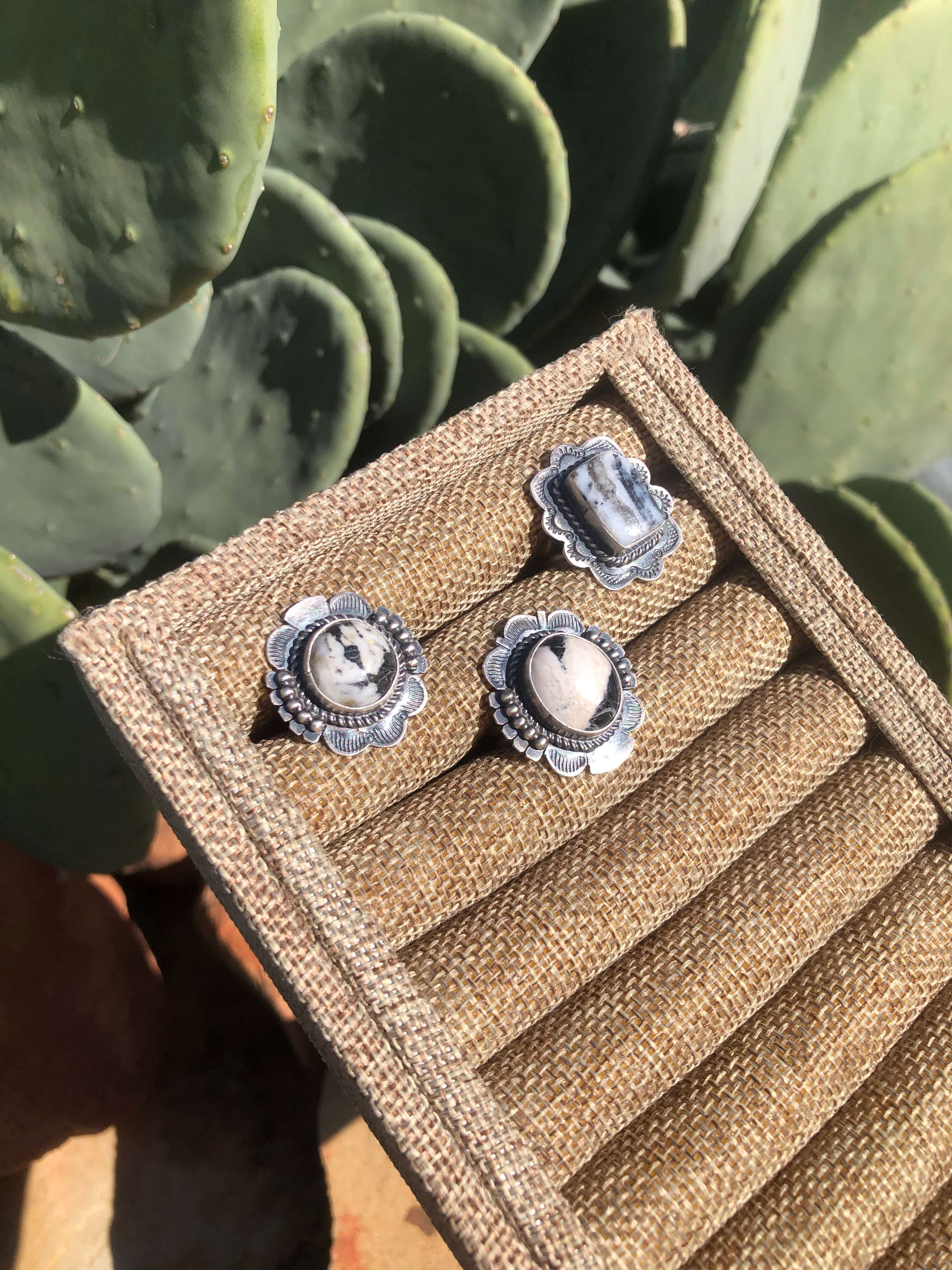 The Hulen Rings-Rings-Calli Co., Turquoise and Silver Jewelry, Native American Handmade, Zuni Tribe, Navajo Tribe, Brock Texas