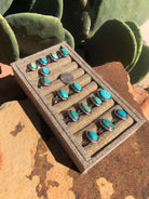 The Valmora Rings-Rings-Calli Co., Turquoise and Silver Jewelry, Native American Handmade, Zuni Tribe, Navajo Tribe, Brock Texas