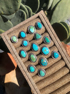 The Valmora Rings-Rings-Calli Co., Turquoise and Silver Jewelry, Native American Handmade, Zuni Tribe, Navajo Tribe, Brock Texas