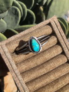 The Wynne Turquoise Cuff, 1-Bracelets & Cuffs-Calli Co., Turquoise and Silver Jewelry, Native American Handmade, Zuni Tribe, Navajo Tribe, Brock Texas
