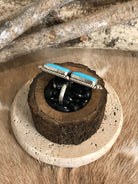 The Casa Loma Adjustable Ring, 1-Rings-Calli Co., Turquoise and Silver Jewelry, Native American Handmade, Zuni Tribe, Navajo Tribe, Brock Texas