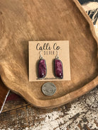 The Spiny Dangle Earrings, 8-Earrings-Calli Co., Turquoise and Silver Jewelry, Native American Handmade, Zuni Tribe, Navajo Tribe, Brock Texas