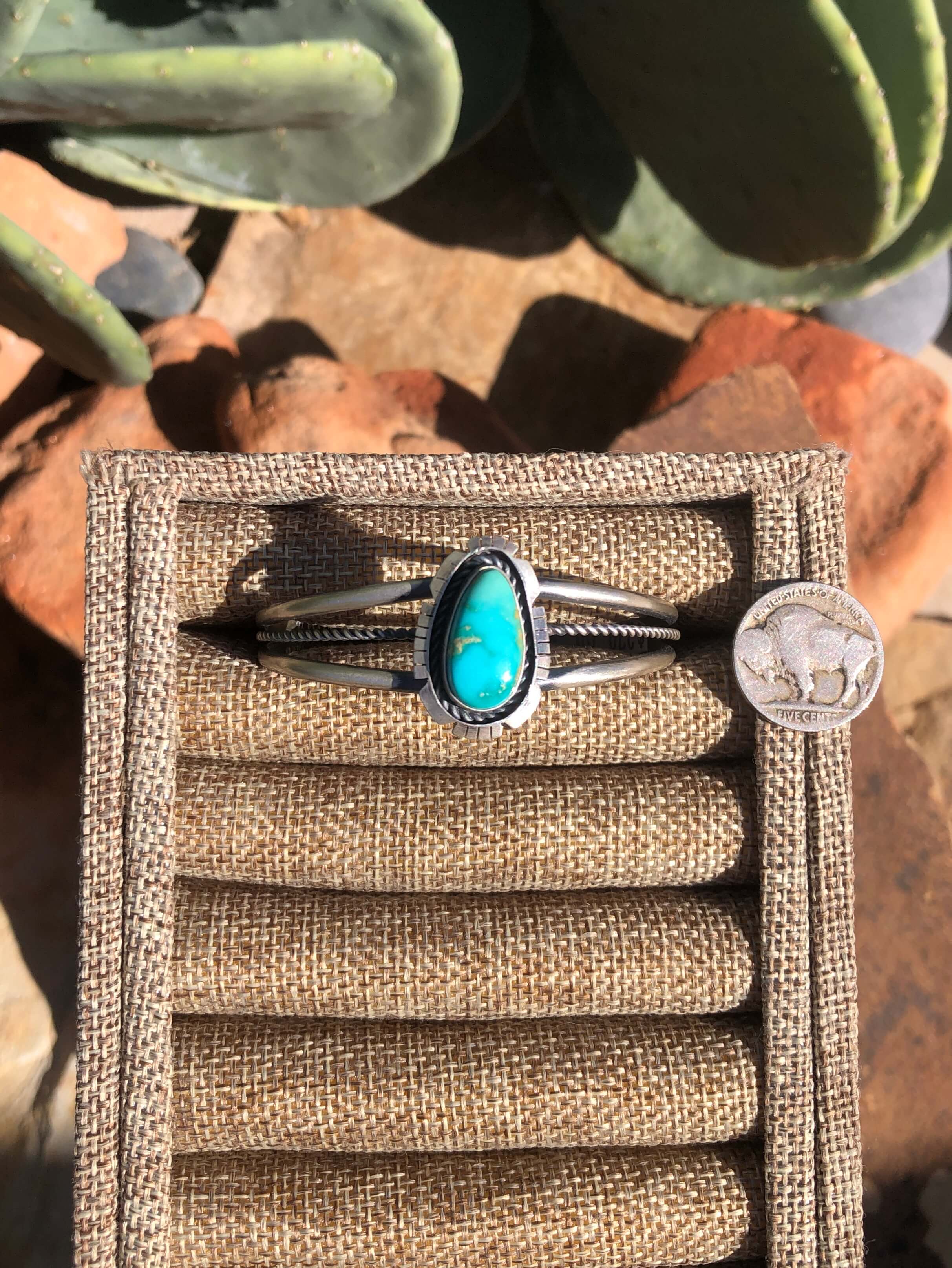 The Wynne Turquoise Cuff, 1-Bracelets & Cuffs-Calli Co., Turquoise and Silver Jewelry, Native American Handmade, Zuni Tribe, Navajo Tribe, Brock Texas