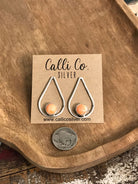 The Bonaventure Earrings, 1-Earrings-Calli Co., Turquoise and Silver Jewelry, Native American Handmade, Zuni Tribe, Navajo Tribe, Brock Texas