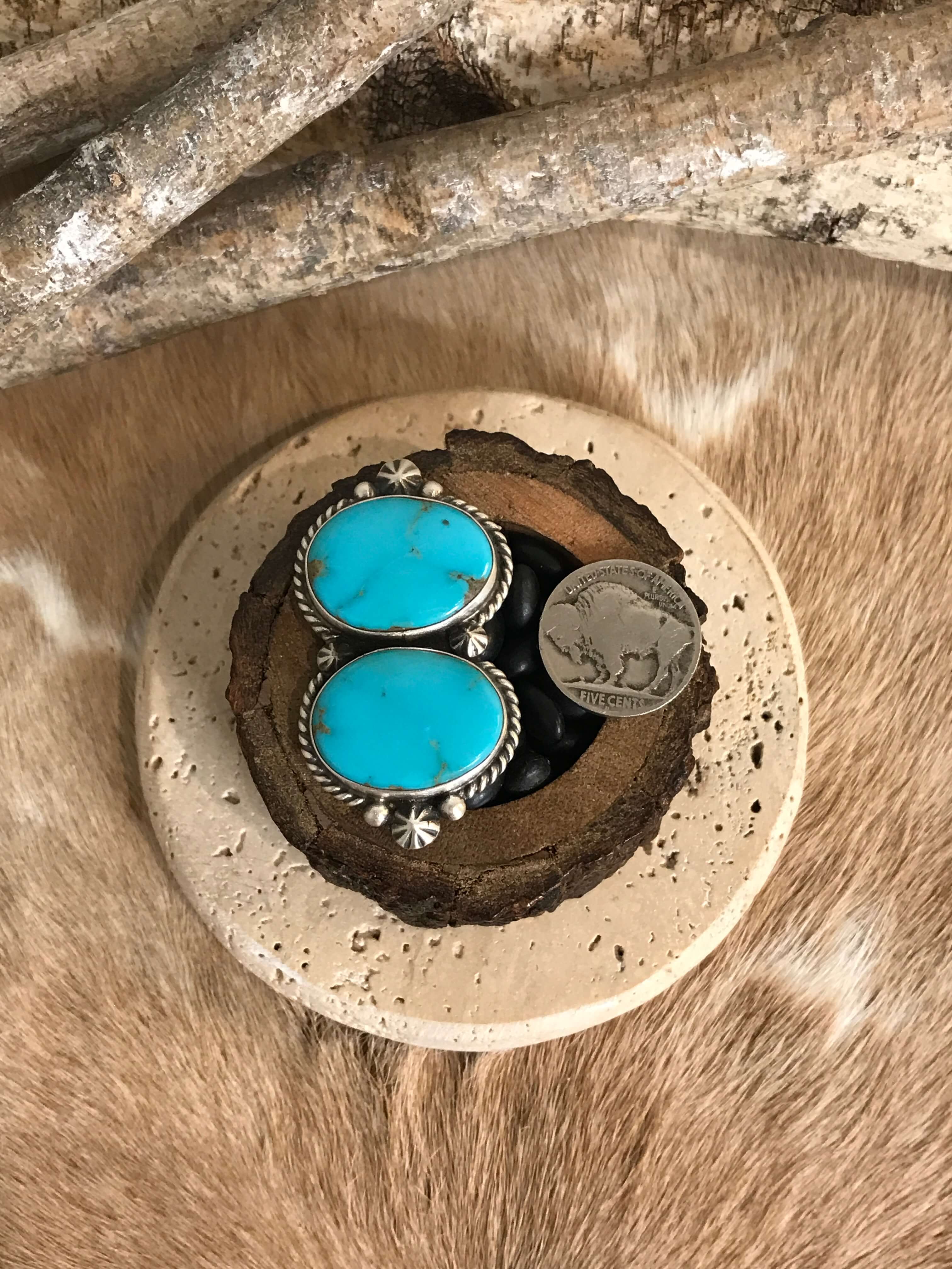 The Casa Loma Adjustable Ring, 3-Rings-Calli Co., Turquoise and Silver Jewelry, Native American Handmade, Zuni Tribe, Navajo Tribe, Brock Texas