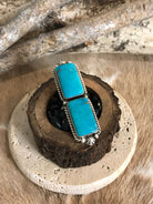 The Casa Loma Adjustable Ring, 4-Rings-Calli Co., Turquoise and Silver Jewelry, Native American Handmade, Zuni Tribe, Navajo Tribe, Brock Texas