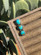 The 3 Stone Adjustable Ring, 1-Rings-Calli Co., Turquoise and Silver Jewelry, Native American Handmade, Zuni Tribe, Navajo Tribe, Brock Texas