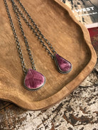 The Rhodes Necklace-Necklaces-Calli Co., Turquoise and Silver Jewelry, Native American Handmade, Zuni Tribe, Navajo Tribe, Brock Texas