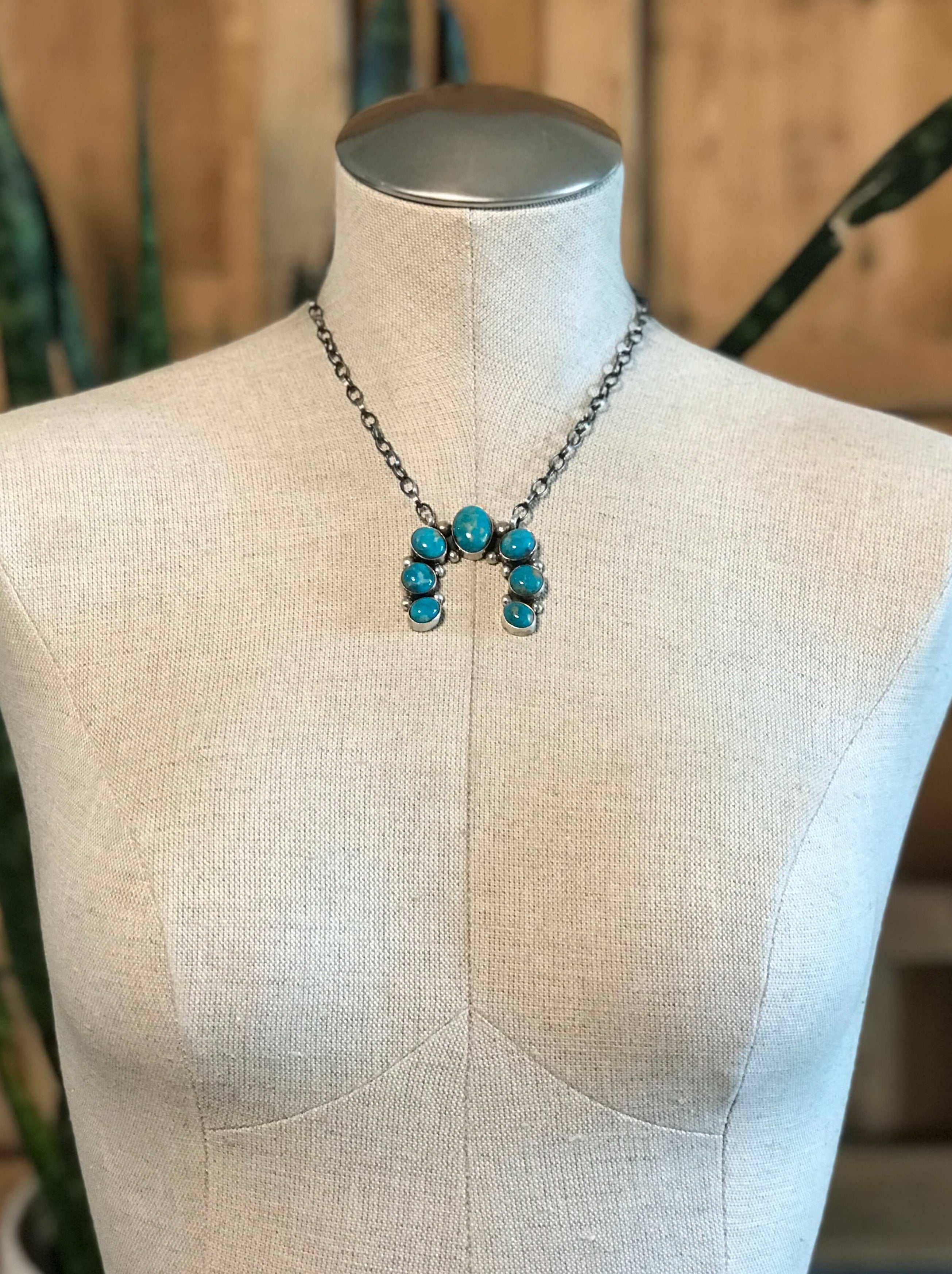 The Naja Necklace, 29-Necklaces-Calli Co., Turquoise and Silver Jewelry, Native American Handmade, Zuni Tribe, Navajo Tribe, Brock Texas