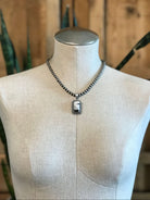 The Campo White Buffalo Pendants-Pendants-Calli Co., Turquoise and Silver Jewelry, Native American Handmade, Zuni Tribe, Navajo Tribe, Brock Texas