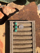 The 3 Stone Adjustable Ring, 4-Rings-Calli Co., Turquoise and Silver Jewelry, Native American Handmade, Zuni Tribe, Navajo Tribe, Brock Texas