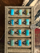 The Calian Adjustable Turquoise Rings-Rings-Calli Co., Turquoise and Silver Jewelry, Native American Handmade, Zuni Tribe, Navajo Tribe, Brock Texas