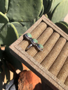 The 3 Stone Adjustable Ring, 7-Rings-Calli Co., Turquoise and Silver Jewelry, Native American Handmade, Zuni Tribe, Navajo Tribe, Brock Texas