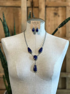 The Copeland Lariat Necklace Set, 21-Necklaces-Calli Co., Turquoise and Silver Jewelry, Native American Handmade, Zuni Tribe, Navajo Tribe, Brock Texas