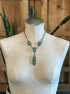 The Copeland Lariat Necklace Set, 26-Necklaces-Calli Co., Turquoise and Silver Jewelry, Native American Handmade, Zuni Tribe, Navajo Tribe, Brock Texas