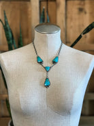 The Copeland Lariat Necklace Set, 28-Necklaces-Calli Co., Turquoise and Silver Jewelry, Native American Handmade, Zuni Tribe, Navajo Tribe, Brock Texas