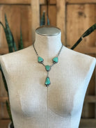The Copeland Lariat Necklace Set, 29-Necklaces-Calli Co., Turquoise and Silver Jewelry, Native American Handmade, Zuni Tribe, Navajo Tribe, Brock Texas