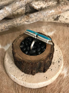 The Casa Loma Adjustable Ring, 7-Rings-Calli Co., Turquoise and Silver Jewelry, Native American Handmade, Zuni Tribe, Navajo Tribe, Brock Texas