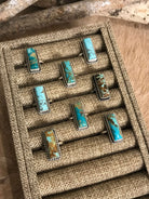 The Little Chief Turquoise Rings-Rings-Calli Co., Turquoise and Silver Jewelry, Native American Handmade, Zuni Tribe, Navajo Tribe, Brock Texas