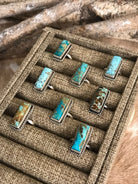 The Little Chief Turquoise Rings-Rings-Calli Co., Turquoise and Silver Jewelry, Native American Handmade, Zuni Tribe, Navajo Tribe, Brock Texas