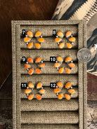 The Hoopoe Spiny Earrings-Earrings-Calli Co., Turquoise and Silver Jewelry, Native American Handmade, Zuni Tribe, Navajo Tribe, Brock Texas