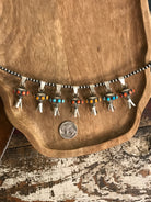 The Alistair Blossom Pendants-Pendants-Calli Co., Turquoise and Silver Jewelry, Native American Handmade, Zuni Tribe, Navajo Tribe, Brock Texas