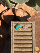 The Boyd Adjustable Turquoise Ring-Rings-Calli Co., Turquoise and Silver Jewelry, Native American Handmade, Zuni Tribe, Navajo Tribe, Brock Texas