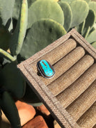 The Ridgin Ring 1, Sz 9-Rings-Calli Co., Turquoise and Silver Jewelry, Native American Handmade, Zuni Tribe, Navajo Tribe, Brock Texas