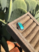 The Ridgin Ring 1, Sz 9-Rings-Calli Co., Turquoise and Silver Jewelry, Native American Handmade, Zuni Tribe, Navajo Tribe, Brock Texas