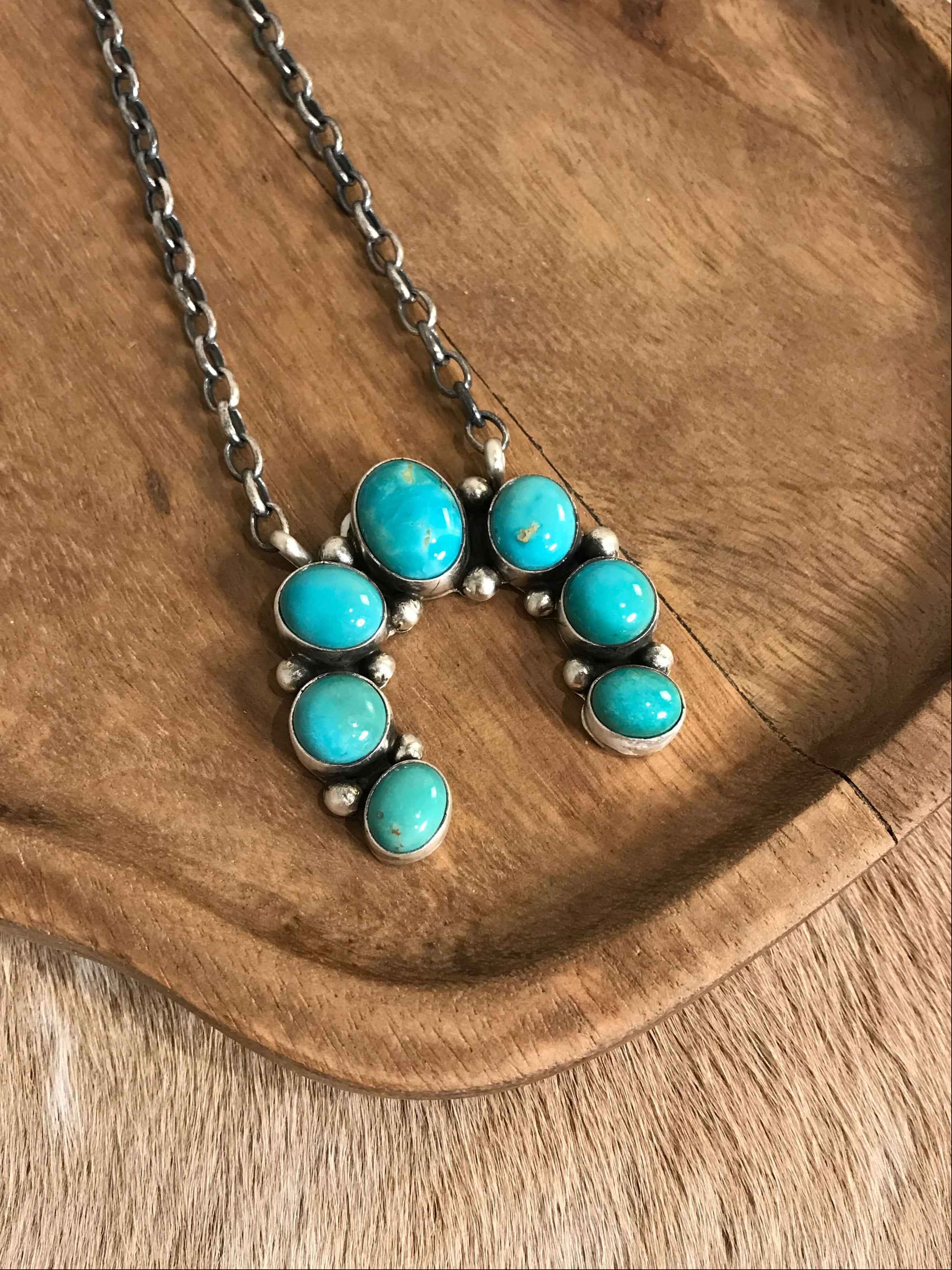 The Naja Necklace, 30-Necklaces-Calli Co., Turquoise and Silver Jewelry, Native American Handmade, Zuni Tribe, Navajo Tribe, Brock Texas