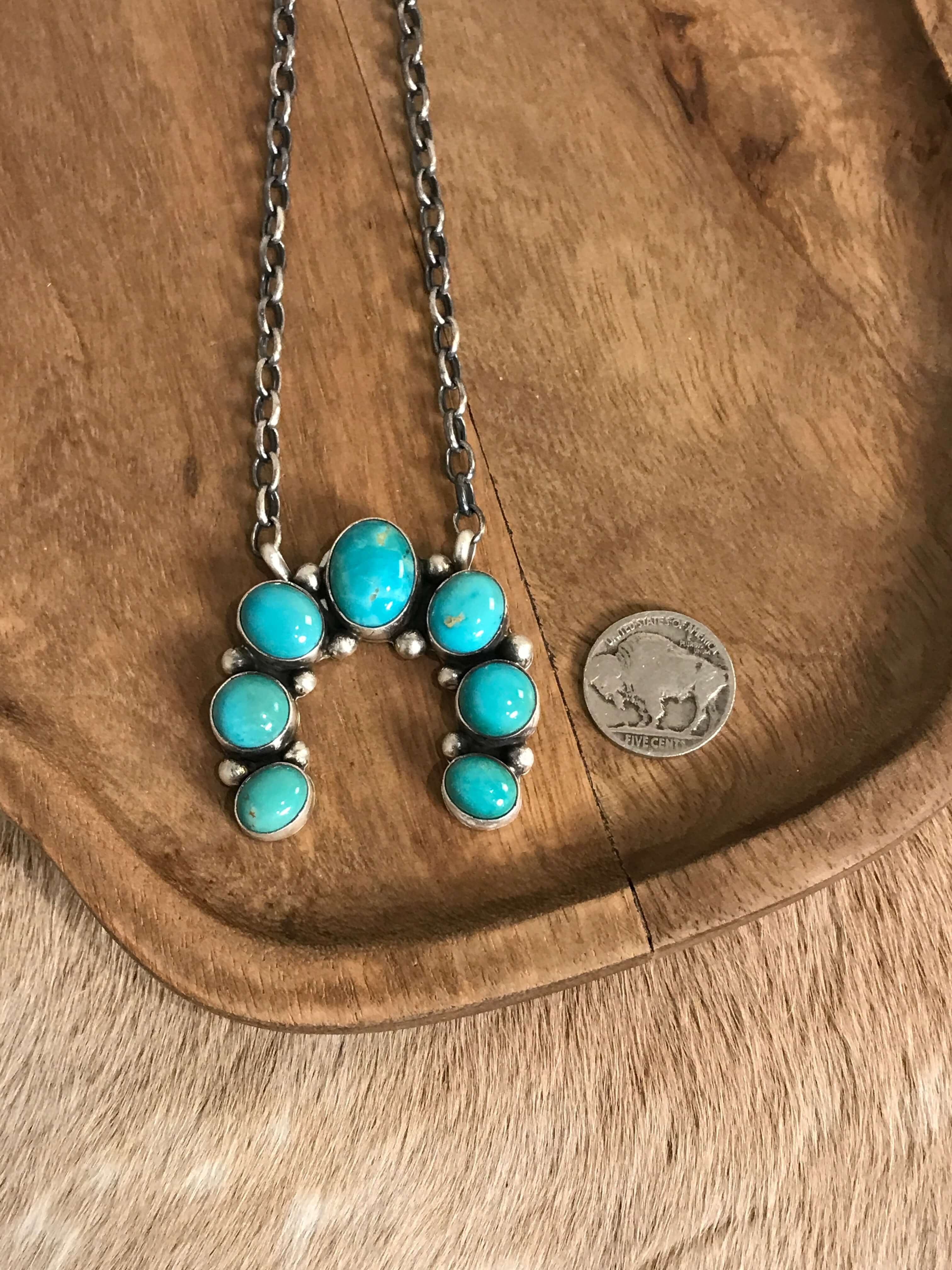 The Naja Necklace, 30-Necklaces-Calli Co., Turquoise and Silver Jewelry, Native American Handmade, Zuni Tribe, Navajo Tribe, Brock Texas