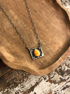 The Hollis Necklace, 1-Necklaces-Calli Co., Turquoise and Silver Jewelry, Native American Handmade, Zuni Tribe, Navajo Tribe, Brock Texas