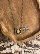 The Hollis Necklace, 1-Necklaces-Calli Co., Turquoise and Silver Jewelry, Native American Handmade, Zuni Tribe, Navajo Tribe, Brock Texas