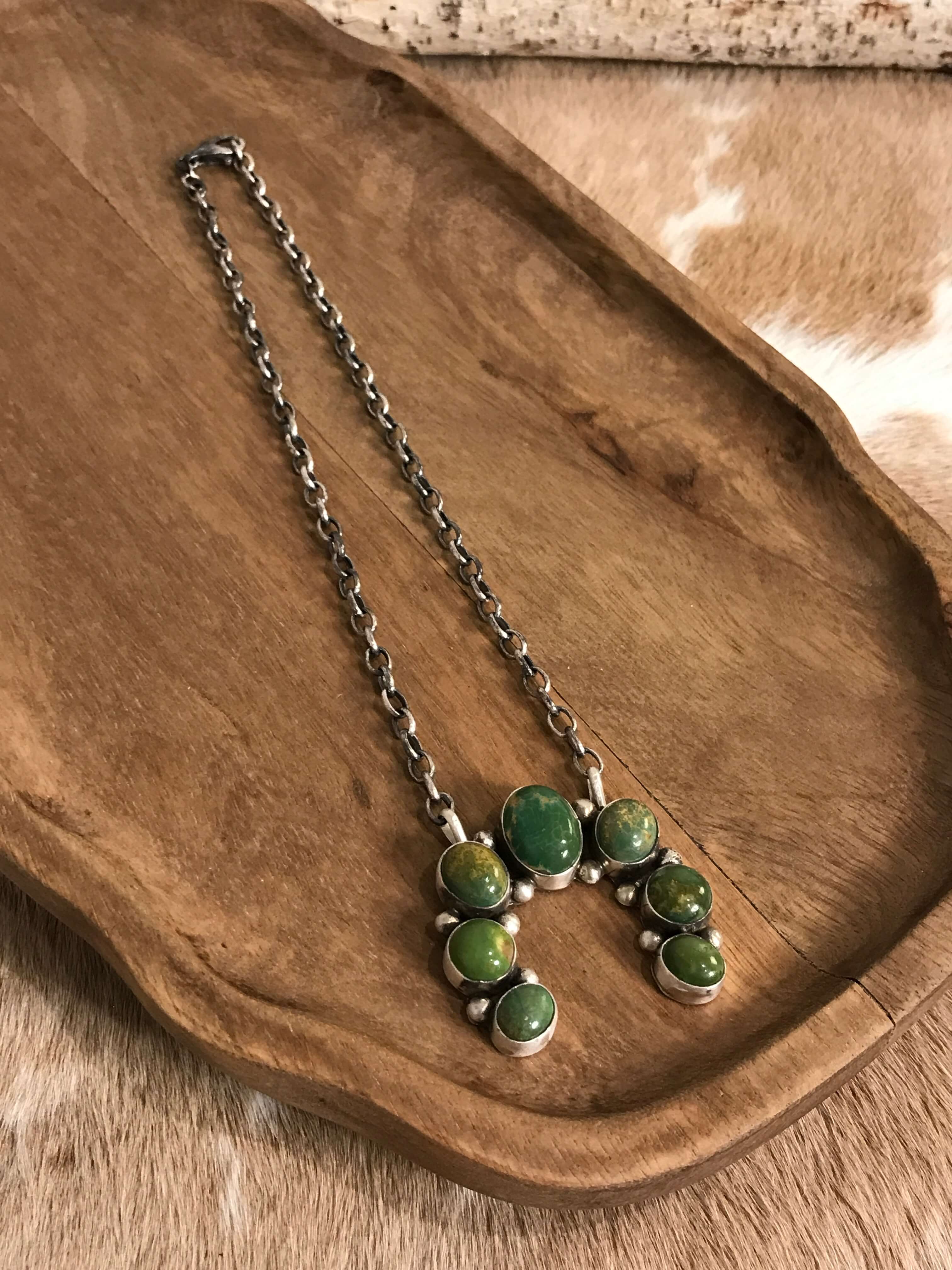 The Naja Necklace, 32-Necklaces-Calli Co., Turquoise and Silver Jewelry, Native American Handmade, Zuni Tribe, Navajo Tribe, Brock Texas