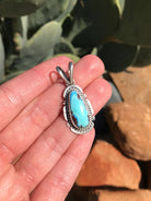 The Colt Pendant, 3-Pendants-Calli Co., Turquoise and Silver Jewelry, Native American Handmade, Zuni Tribe, Navajo Tribe, Brock Texas