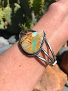 The Winterhaven Cuff-Bracelets & Cuffs-Calli Co., Turquoise and Silver Jewelry, Native American Handmade, Zuni Tribe, Navajo Tribe, Brock Texas