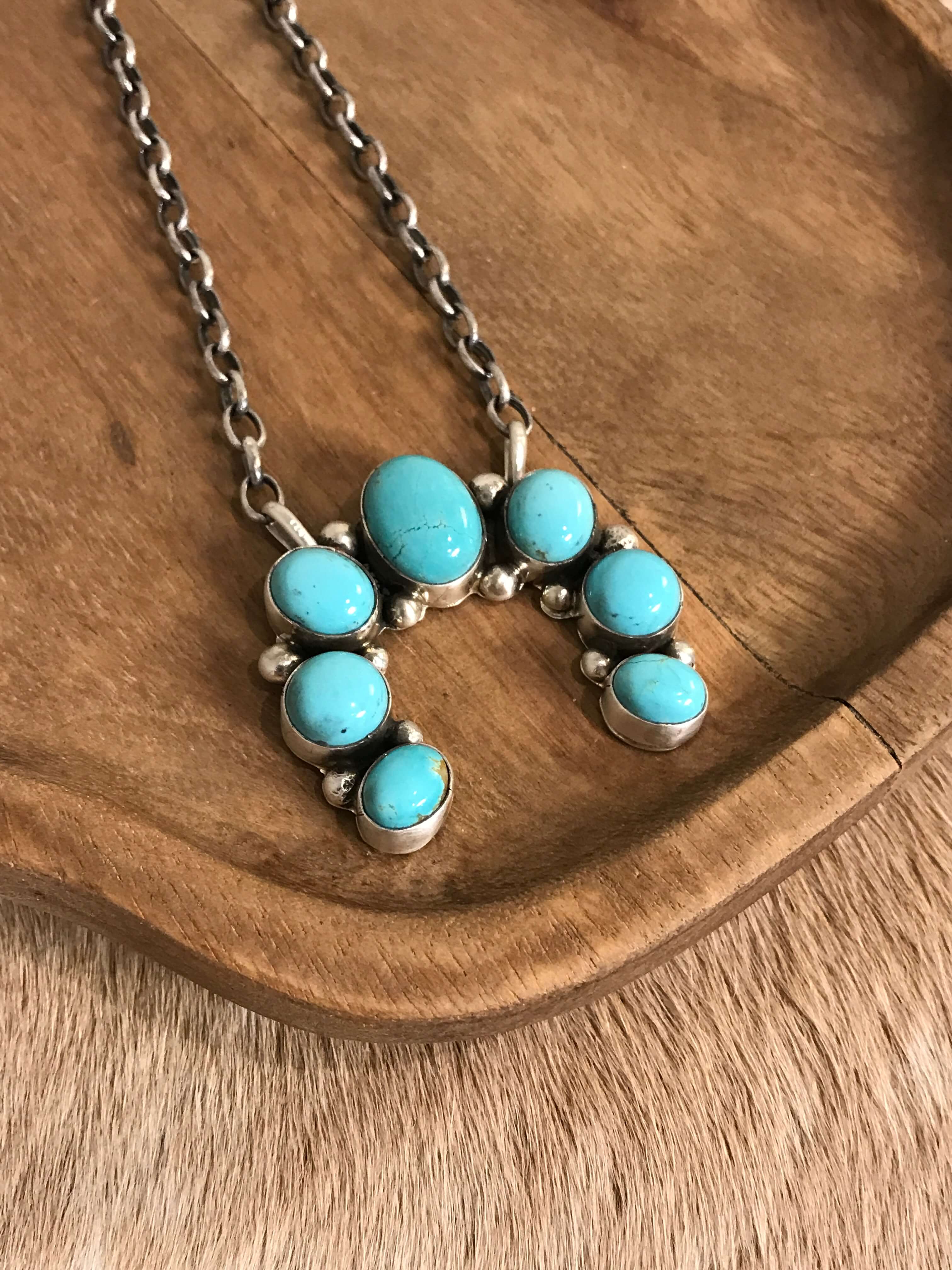 The Naja Necklace, 34-Necklaces-Calli Co., Turquoise and Silver Jewelry, Native American Handmade, Zuni Tribe, Navajo Tribe, Brock Texas