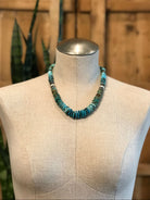 The Sury Stacked Necklace, 3-Necklaces-Calli Co., Turquoise and Silver Jewelry, Native American Handmade, Zuni Tribe, Navajo Tribe, Brock Texas