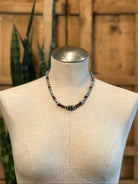 The Bastian Necklace in Purple Spiny-Necklaces-Calli Co., Turquoise and Silver Jewelry, Native American Handmade, Zuni Tribe, Navajo Tribe, Brock Texas