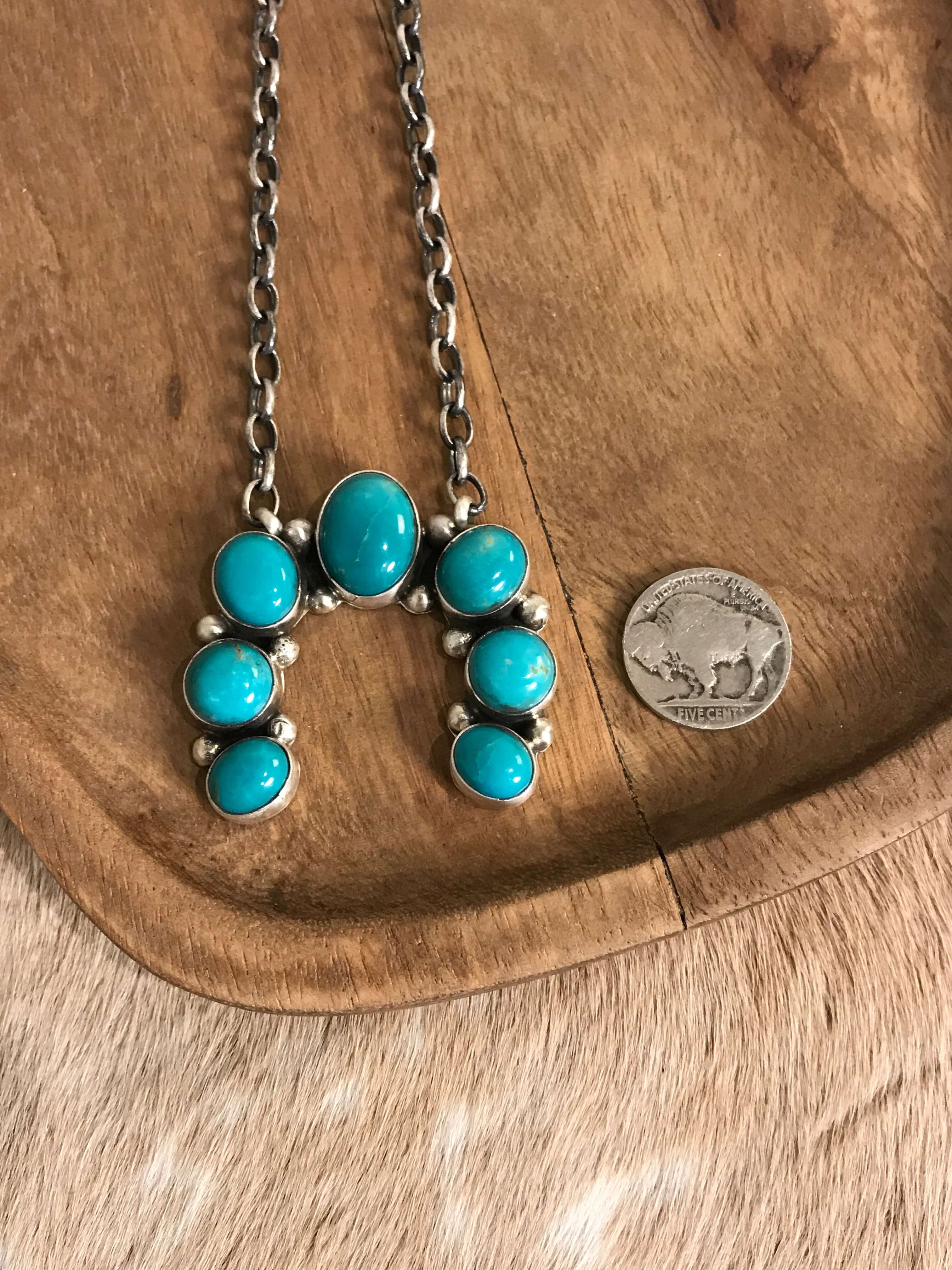 The Naja Necklace, 37-Necklaces-Calli Co., Turquoise and Silver Jewelry, Native American Handmade, Zuni Tribe, Navajo Tribe, Brock Texas