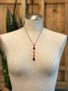 The Arroyo Lariat Necklace in Spiny Oyster, 4-Necklaces-Calli Co., Turquoise and Silver Jewelry, Native American Handmade, Zuni Tribe, Navajo Tribe, Brock Texas