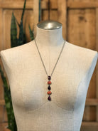 The Arroyo Lariat Necklace in Spiny Oyster, 8-Necklaces-Calli Co., Turquoise and Silver Jewelry, Native American Handmade, Zuni Tribe, Navajo Tribe, Brock Texas