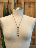 The Arroyo Lariat Necklace in Spiny Oyster, 9-Necklaces-Calli Co., Turquoise and Silver Jewelry, Native American Handmade, Zuni Tribe, Navajo Tribe, Brock Texas