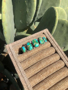 The 5 Stone Turquoise Cuff, 1-Bracelets & Cuffs-Calli Co., Turquoise and Silver Jewelry, Native American Handmade, Zuni Tribe, Navajo Tribe, Brock Texas