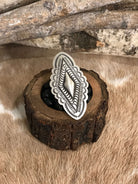 The El Rito Adjustable Concho Ring, 4-Rings-Calli Co., Turquoise and Silver Jewelry, Native American Handmade, Zuni Tribe, Navajo Tribe, Brock Texas