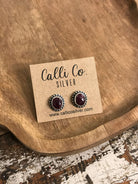 The Spiny Studs, 8-Earrings-Calli Co., Turquoise and Silver Jewelry, Native American Handmade, Zuni Tribe, Navajo Tribe, Brock Texas