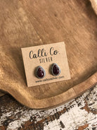 The Spiny Studs, 5-Earrings-Calli Co., Turquoise and Silver Jewelry, Native American Handmade, Zuni Tribe, Navajo Tribe, Brock Texas