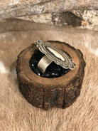 The El Rito Adjustable Concho Ring, 6-Rings-Calli Co., Turquoise and Silver Jewelry, Native American Handmade, Zuni Tribe, Navajo Tribe, Brock Texas