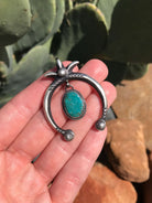 The Naja Pendant, 55-Pendants-Calli Co., Turquoise and Silver Jewelry, Native American Handmade, Zuni Tribe, Navajo Tribe, Brock Texas