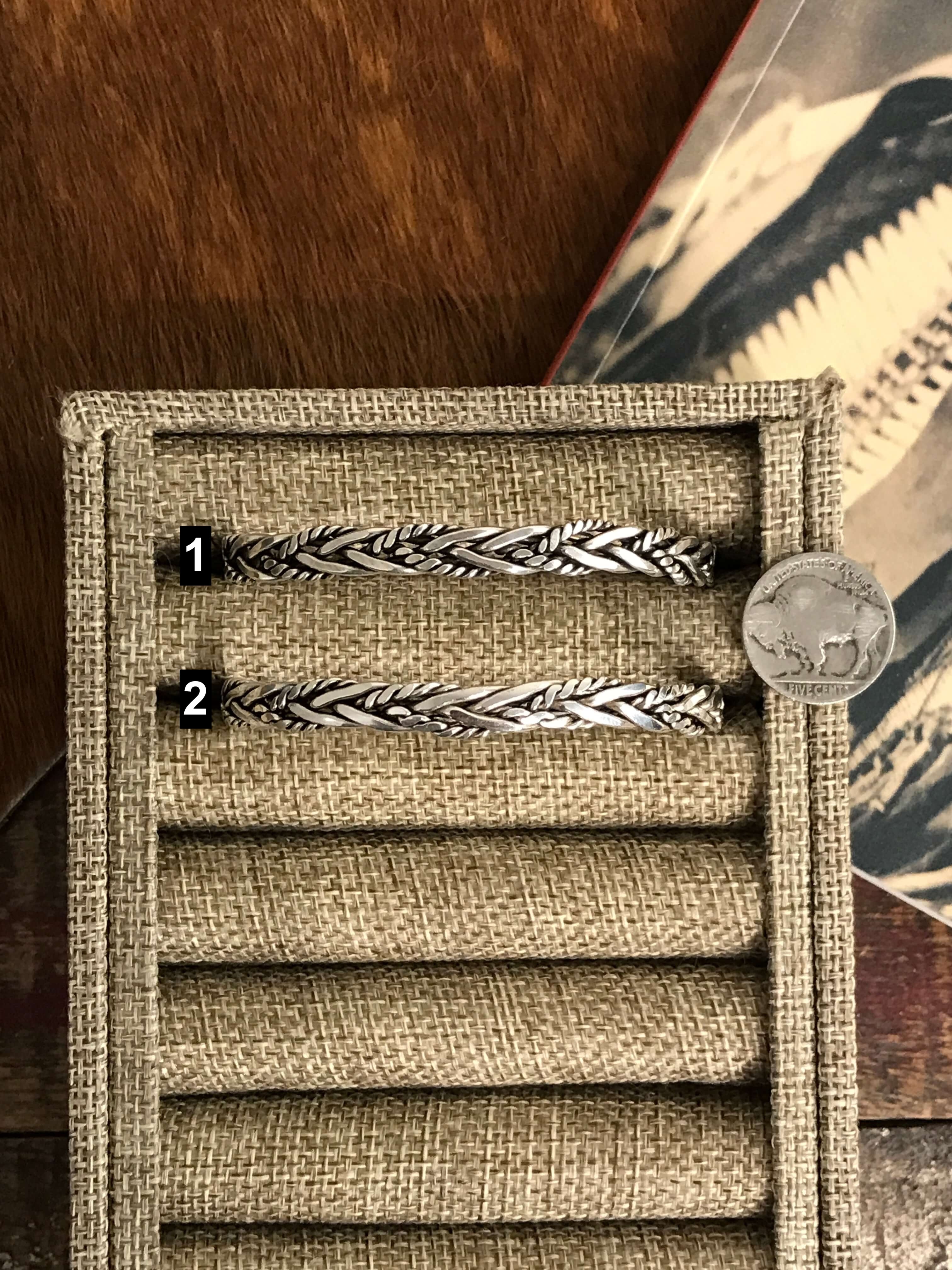 The Tanglewood Cuffs-Bracelets & Cuffs-Calli Co., Turquoise and Silver Jewelry, Native American Handmade, Zuni Tribe, Navajo Tribe, Brock Texas